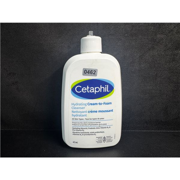 Cetaphil Hydrating Cream-to-Foam Cleanser (473ml) For All Skin Types- New (*Broken Nozzle)