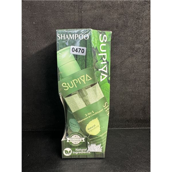 SUPIYA 2-in-1 Antidandruff Shampoo & Conditioner - Deep Cleans & Refreshes/Hydrates & Softens Hair
