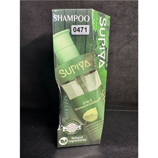 SUPIYA 2-in-1 Antidandruff Shampoo & Conditioner - Deep Cleans & Refreshes/Hydrates & Softens Hair