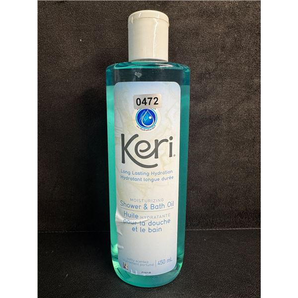 Keri Long-Lasting Hydration Moisturizing Shower & Bath Oil (450ml) - New