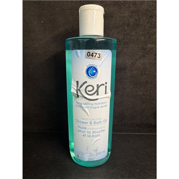 Keri Long-Lasting Hydration Moisturizing Shower & Bath Oil (450ml) - New