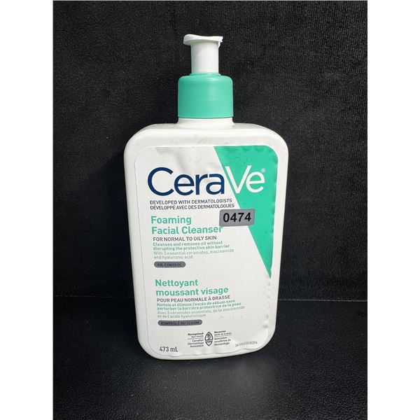 CeraVe Foaming Facial Cleanser (473ml) For Normal to Oily Skin - New