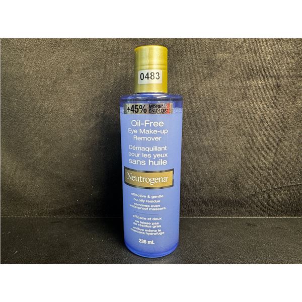 Neutrogena Oil-Free Eye Make-Up Remover (236ml) Effective & Gentle - New