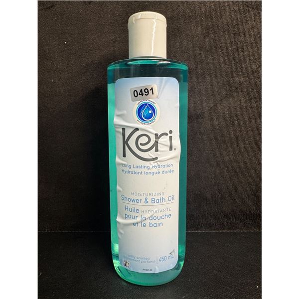 Keri Long Lasting Hydration Moisturizing Shower & Bath Oil (450ml) - New