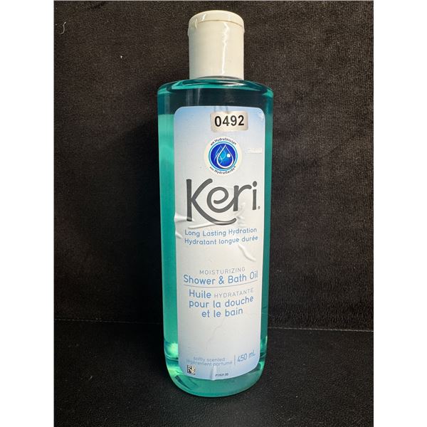 Keri Long Lasting Hydration Moisturizing Shower & Bath Oil (450ml) - New