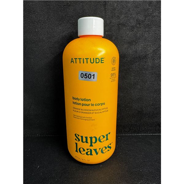 ATTITUDE Super Leaves Body Lotion (473ml) Orange Blossom & Eucalyptus - New