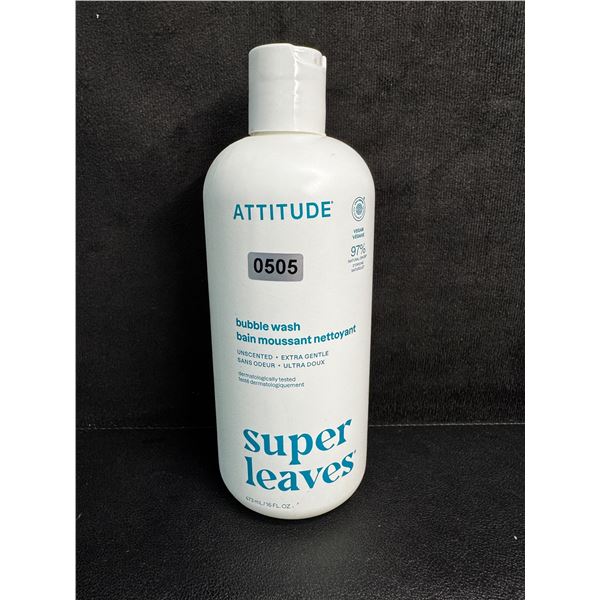 ATTITUDE Super Leaves Bubble Wash (473ml) Unscented - New