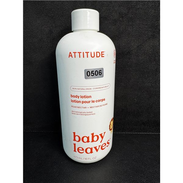 ATTITUDE Baby Leaves Body Lotion (473ml) Pear Nectar Scent - New