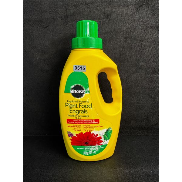 1 Jug of MiracleGro Liquid All-Purpose Plant Food (1.14kg) - New
