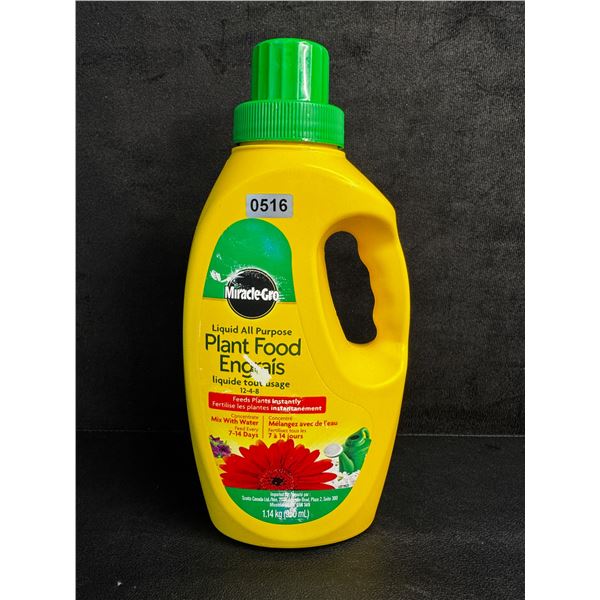 1 Jug of MiracleGro Liquid All-Purpose Plant Food (1.14kg) - New