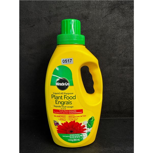 1 Jug of MiracleGro Liquid All-Purpose Plant Food (1.14kg) - New