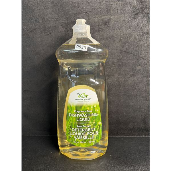 GreenCricket Fragrance-Free Dishwashing Liquid (828ml) - New