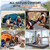 Image 2 : Elegear Self-Inflating Sleeping Pad; Memory Foam Sleep Pad for Outdoors/Camping - NEW SEALED!
