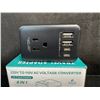 Image 3 : 1 Travel Adapter; 6-in-1 220V to 110V AC Voltage Converter w/ USB-C & USB-A Ports - New