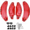 Image 1 : 4PC Set - Red Caliper Covers for Disc Brake Vehicle 2017-2023 Tesla Model 3 18-19" Wheels - New