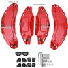 Image 2 : 4PC Set - Red Caliper Covers for Disc Brake Vehicle 2017-2023 Tesla Model 3 18-19" Wheels - New