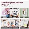 Image 7 : Mini Portable Smart Bluetooth Sticker and Photo Printer PM290C Full Wireless - New