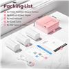 Image 9 : Mini Portable Smart Bluetooth Sticker and Photo Printer PM290C Full Wireless - New