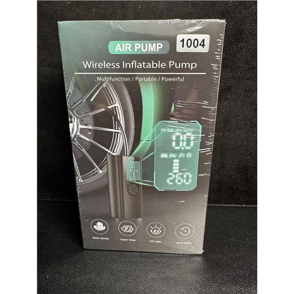 150PSI Wireless Multifunction Portable Tire Inflator for Cars/Bikes/Balls/etc - New