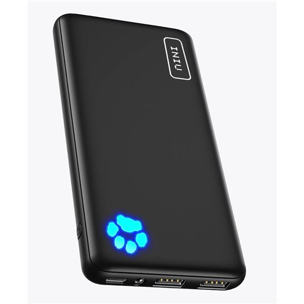 INIU 10,000mAh PowerPaw Slim Portable Powerbank/Portable Charger - New Sealed