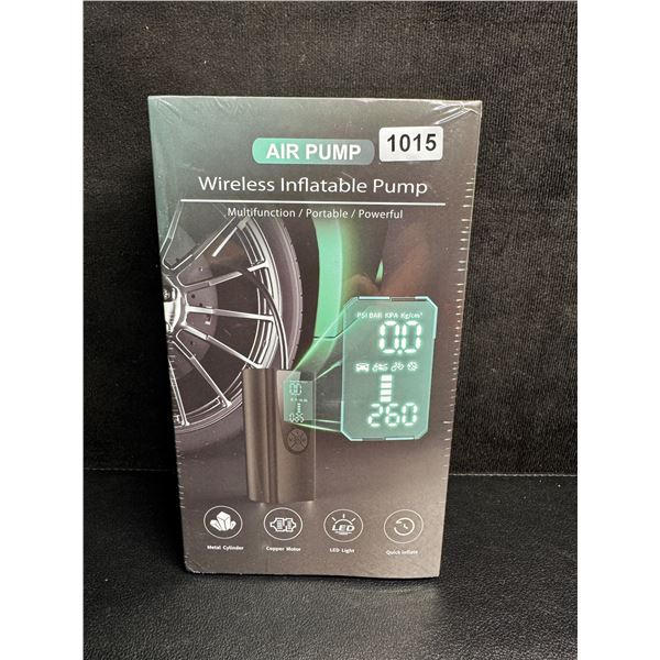 150PSI Wireless Multifunction Portable Tire Inflator for Cars/Bikes/Balls/etc - New