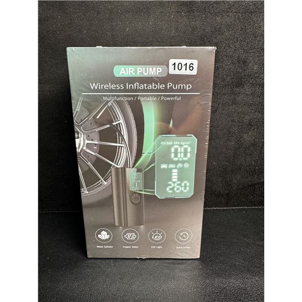 150PSI Wireless Multifunction Portable Tire Inflator for Cars/Bikes/Balls/etc - New