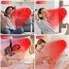 Image 3 : 100LED 3 IN 1 Red Light Therapy Lamp with Base - New