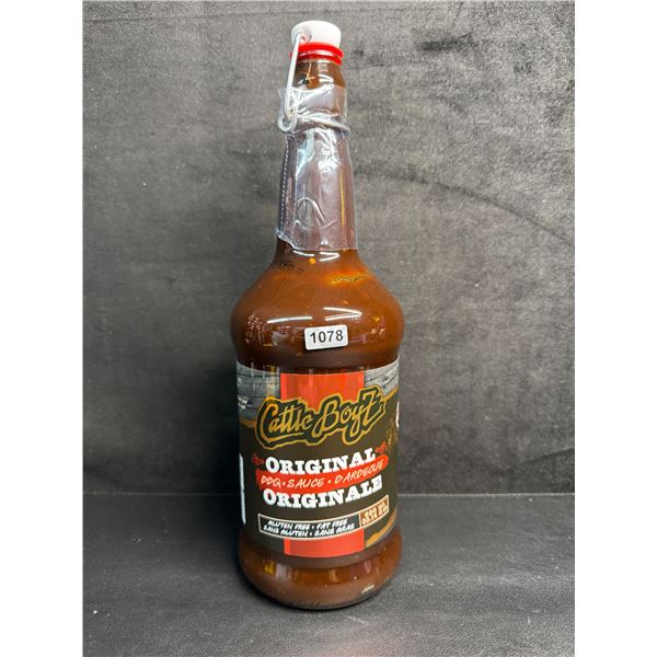 CattleBoyz Original Gluten Free BBQ Sauce 980ML Size Bottle 33.14fl oz - New