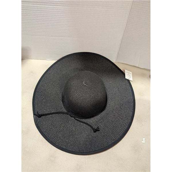 Wide Brim Hat - 9 BLACK