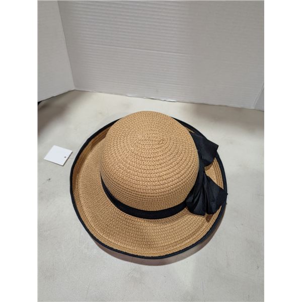 Rolled Rim Hat - 2 KHAKI, 1 WHITE, 1 PINK