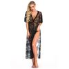 Image 1 : Regan - BLACK lace cut out dress - one X-LARGE