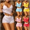 Image 1 : Rowan - LIGHT BLUE boy short set - one each S, M, XL, XXL