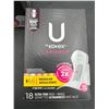 Image 3 : U by Kotex Balance Ultra Thin Pads With Wings, Regular, 18 Count, Pack of 2