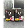 Image 2 : U by Kotex Balance Ultra Thin Pads With Wings, Regular, 18 Count, Pack of 2