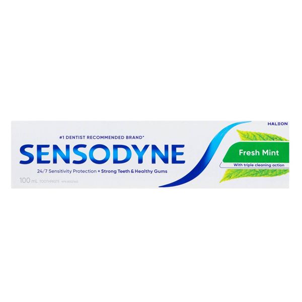 Sensodyne Fresh Mint Toothpaste 100 mL Tubes – Set of 4