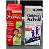 Image 2 : Lot of Children’s Tylenol and Children’s Advil Fever and Pain Relief, 100 ml Each
