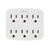 Image 1 : Woods Wall Tap 6-Outlet Power Adapter