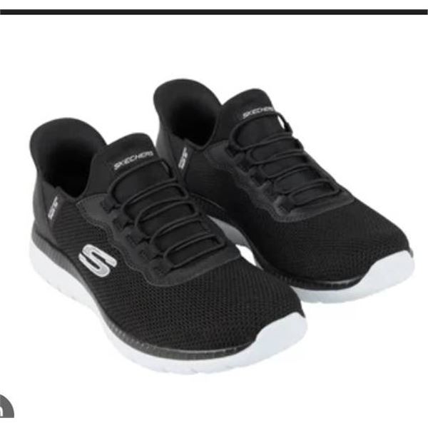 Skechers Women’s Shoes, Swift Fit Slip ons  Size 7, Black