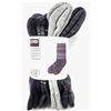Image 1 : Kirkland Ladies Crew Socks, Multi-Color, Size M-L, Pack of 4