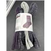 Image 3 : Kirkland Ladies Crew Socks, Multi-Color, Size M-L, Pack of 4
