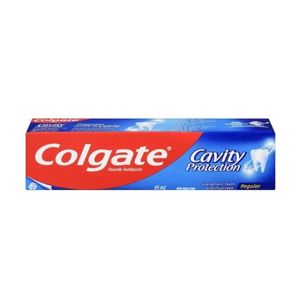 Colgate Cavity Protection Toothpaste Regular 95 ml (Lot of 4 Tubes)