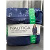 Image 2 : Nautica XL Women’s Two-Piece Sleepwear Set in Navy and Patterned Print