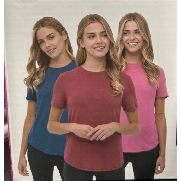 Bench Women’s Modal Tee, 3-pack Multicolor, 3-Pack