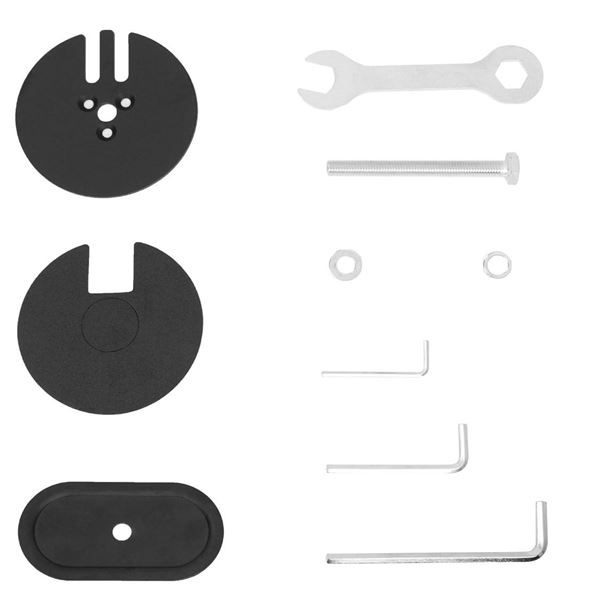 VIVO Black Heavy Duty Grommet Kit for Desk Monitor Mount Stands, Sturdy 4 Inch Grommet Mount with Ha