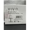 Image 2 : VIVO Black Heavy Duty Grommet Kit for Desk Monitor Mount Stands, Sturdy 4 Inch Grommet Mount with Ha