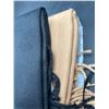 Image 2 : 2-Pack Women’s Black and Camel Scarves with Fringed Edges