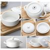 Image 1 : MALACASA Porcelain Mini Casserole Dishes with Lids, Model BAKE-BAKE-047 Pack of 2