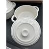 Image 3 : MALACASA Porcelain Mini Casserole Dishes with Lids, Model BAKE-BAKE-047 Pack of 2