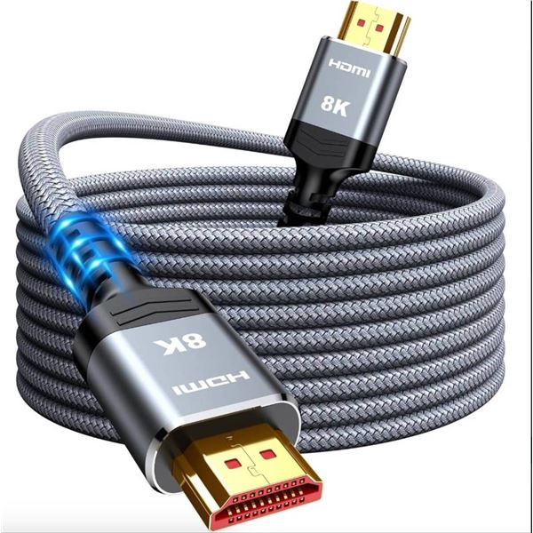 Snowkids 8K HDMI Cable with Nylon Braided Design 10′