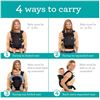Image 1 : Infantino Flip Advanced 4-in-1 Baby Carrier – Ergonomic, Convertible, Face-in and Face-Out 